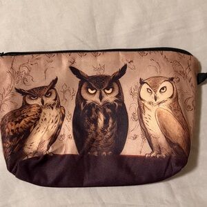 3/$6 Black and Brown Cosmetic pouch